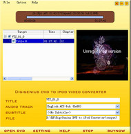 DigiGenius DVD to iPod Converter screenshot